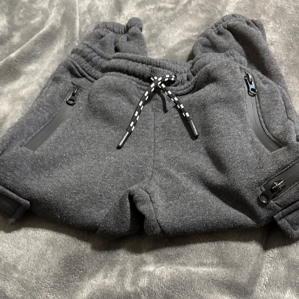 Charcoal Kids Jogger Pants - Picture 2 of 3